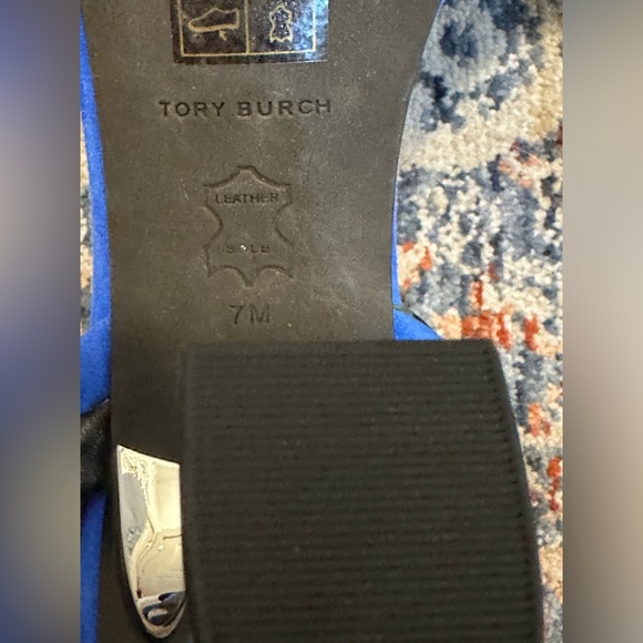 Tory Burch Colour-Block Panel Design 100mm Sandals in Blue in 7 - Picture 13 of 13